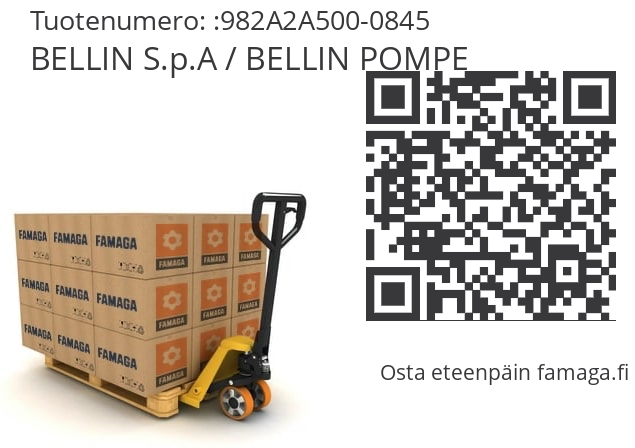   BELLIN S.p.A / BELLIN POMPE 982A2A500-0845