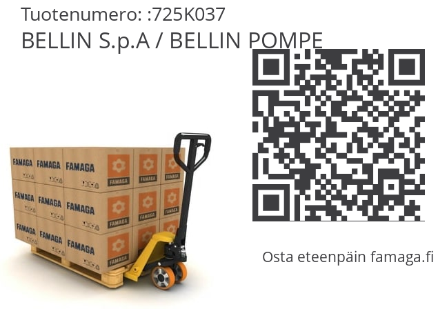   BELLIN S.p.A / BELLIN POMPE 725K037
