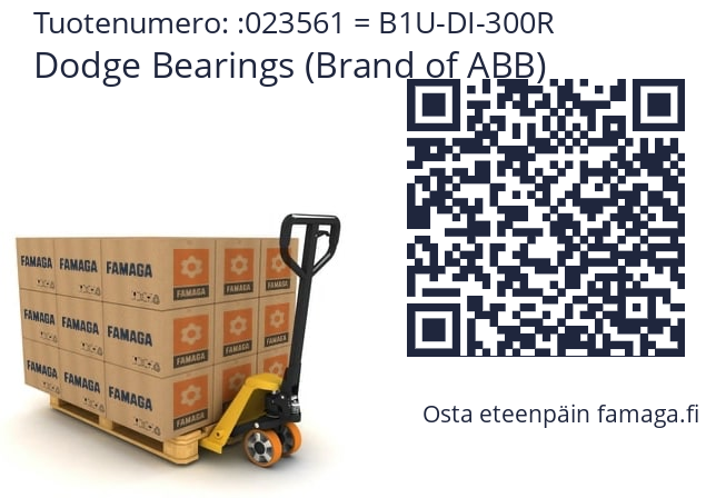   Dodge Bearings (Brand of ABB) 023561 = B1U-DI-300R