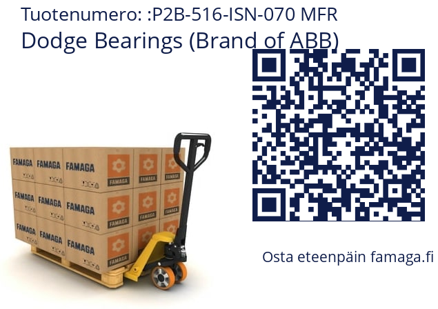   Dodge Bearings (Brand of ABB) P2B-516-ISN-070 MFR