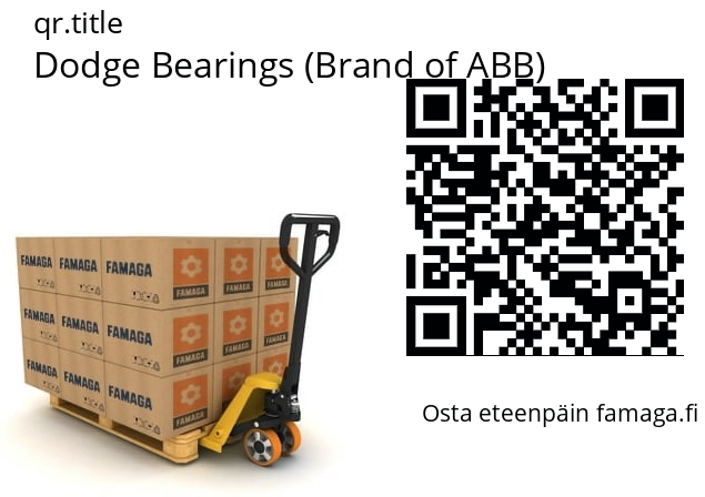   Dodge Bearings (Brand of ABB) 037928