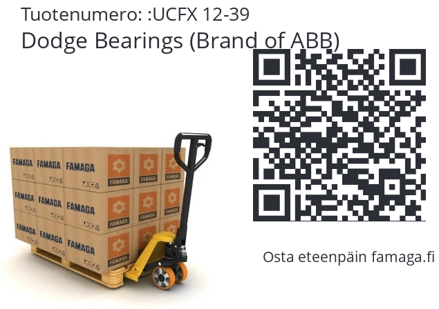   Dodge Bearings (Brand of ABB) UCFX 12-39