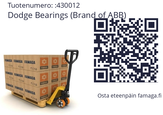   Dodge Bearings (Brand of ABB) 430012