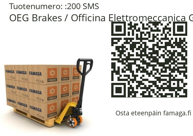   OEG Brakes / Officina Elettromeccanica Gottifredi 200 SMS