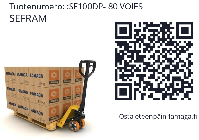   SEFRAM SF100DP- 80 VOIES