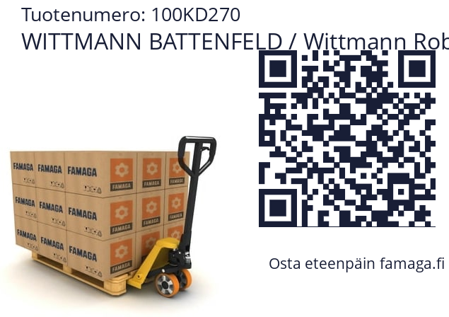   WITTMANN BATTENFELD / Wittmann Robot 100KD270